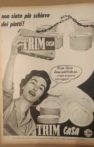 Pubblicità epoca 1956 - pubblicità, trim