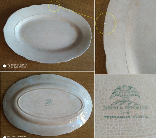 Ceramica piemontese terraglia - piemontese,