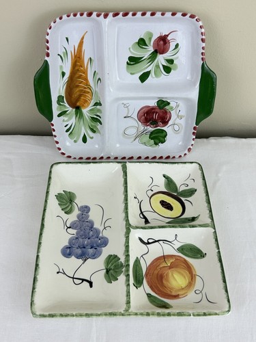 Piatti ceramica vintage - 2x, in