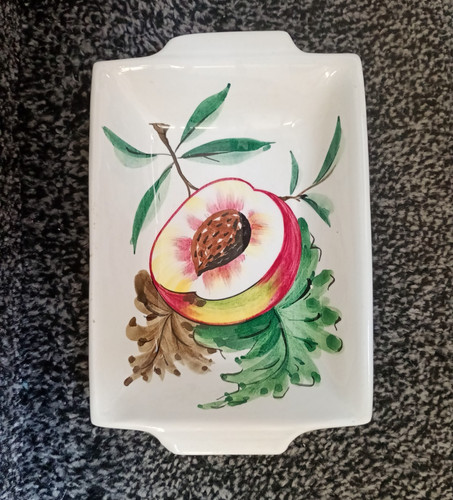 Piatto rettangolare ceramica