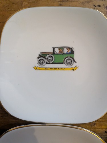 Piattini fiat auto epoca - fiat, d'epoca